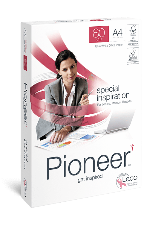 Ramette de Papier A4 90 g/m² Pioneer Premium Blanc